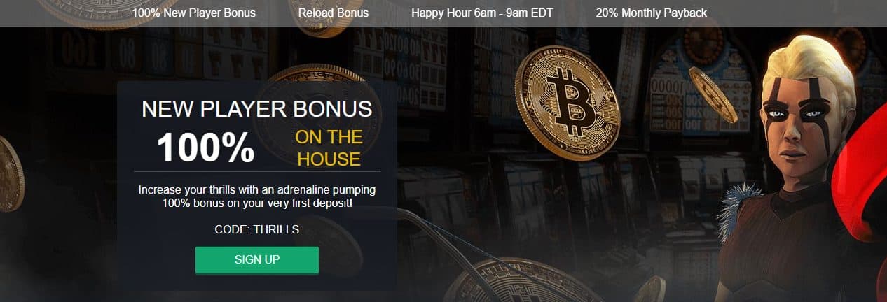 Crypto thrills casino bonus code