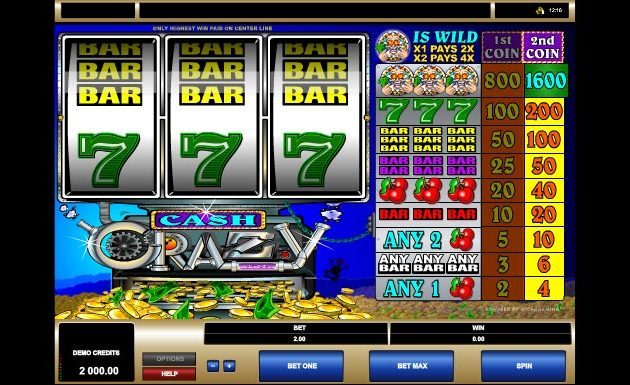 Crazy money deluxe slot game